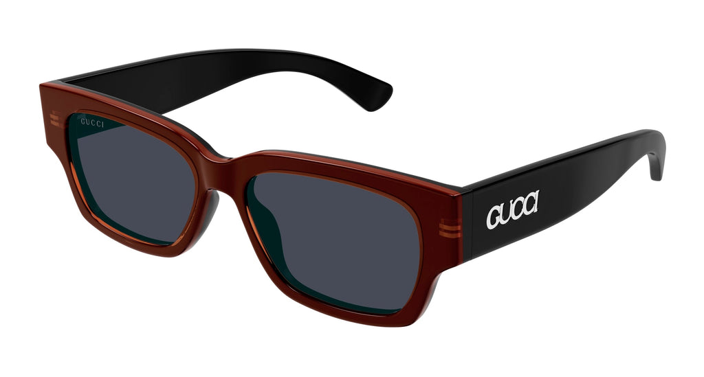 Occhiali da sole GUCCI GG1794S Shiny bilayer transparent orange + solid black