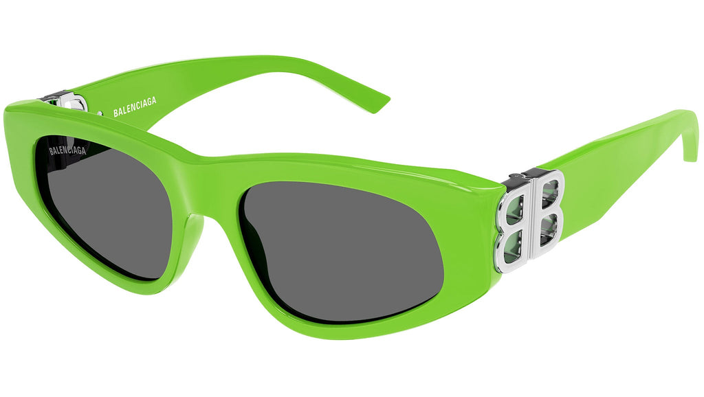 Occhiali da sole BALENCIAGA BB0095S Shiny solid fluo green