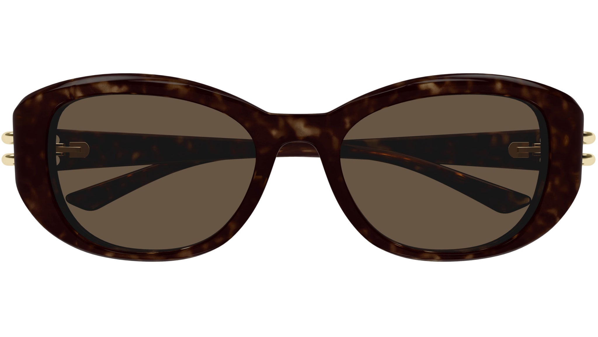 Occhiali da sole ALEXANDER MCQUEEN AM0470SA Shiny dark havana