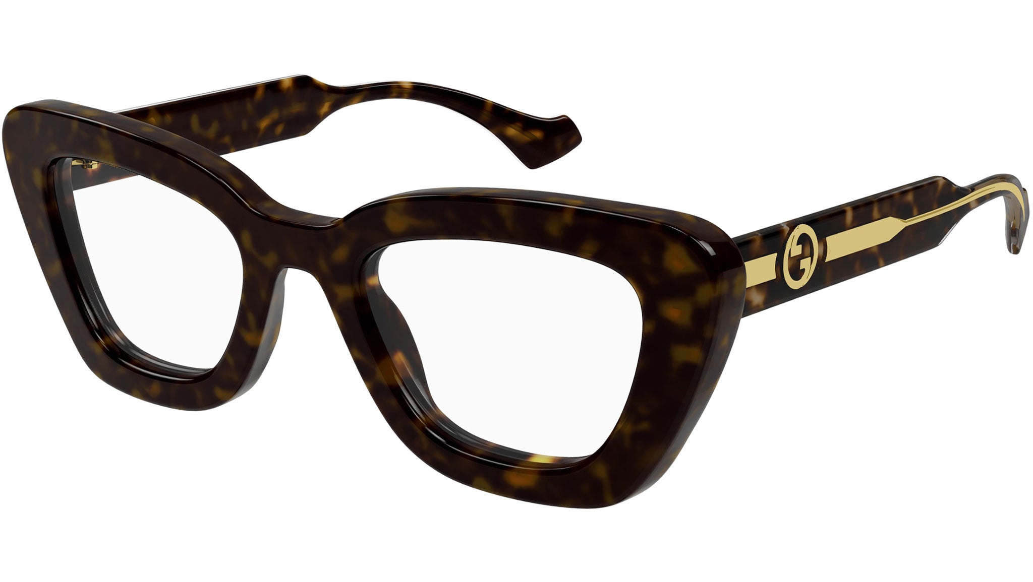 Occhiali da vista GUCCI GG1555O Shiny dark havana