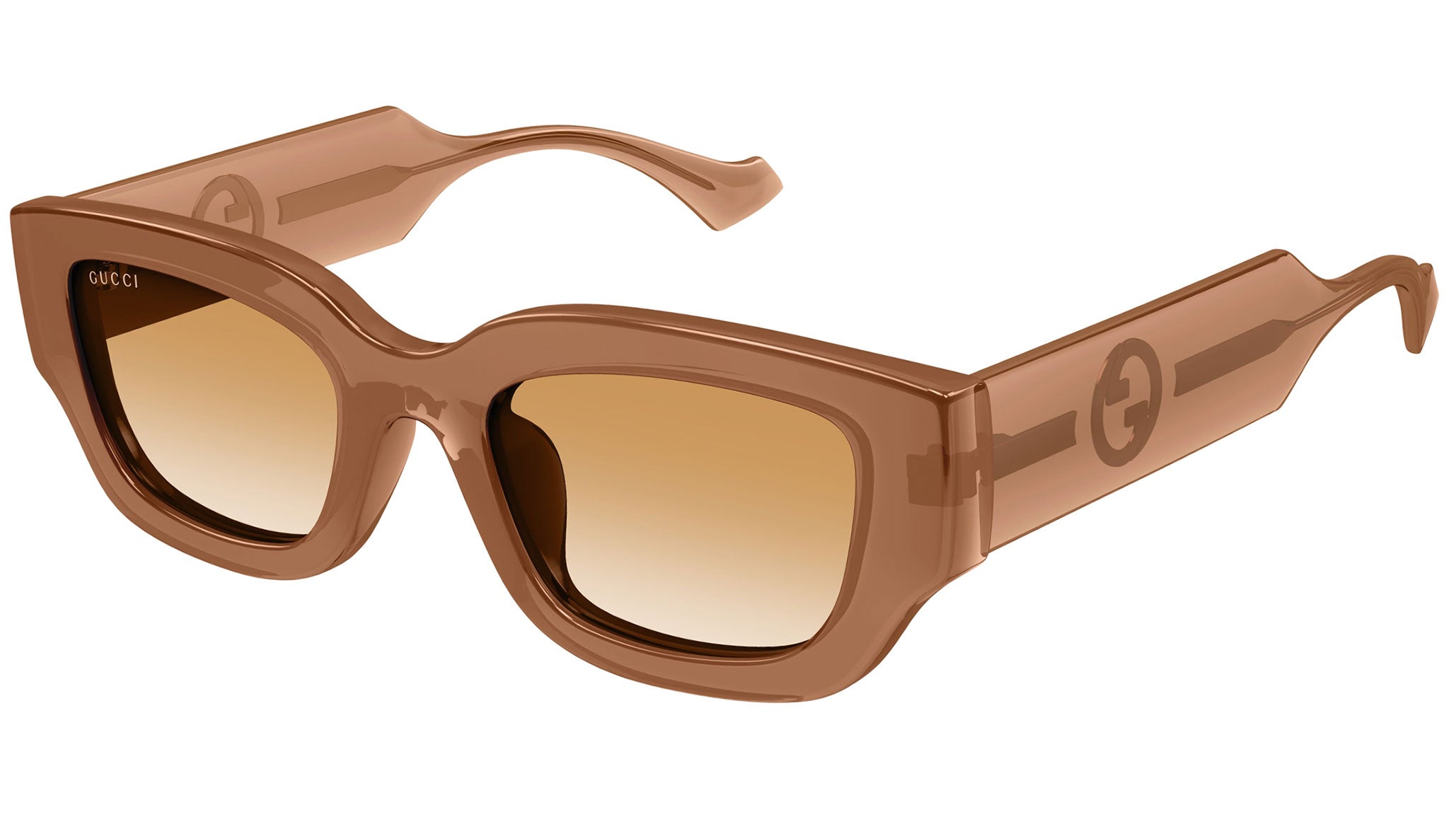 Occhiali da sole GUCCI GG1558SK Shiny transparent amber brown