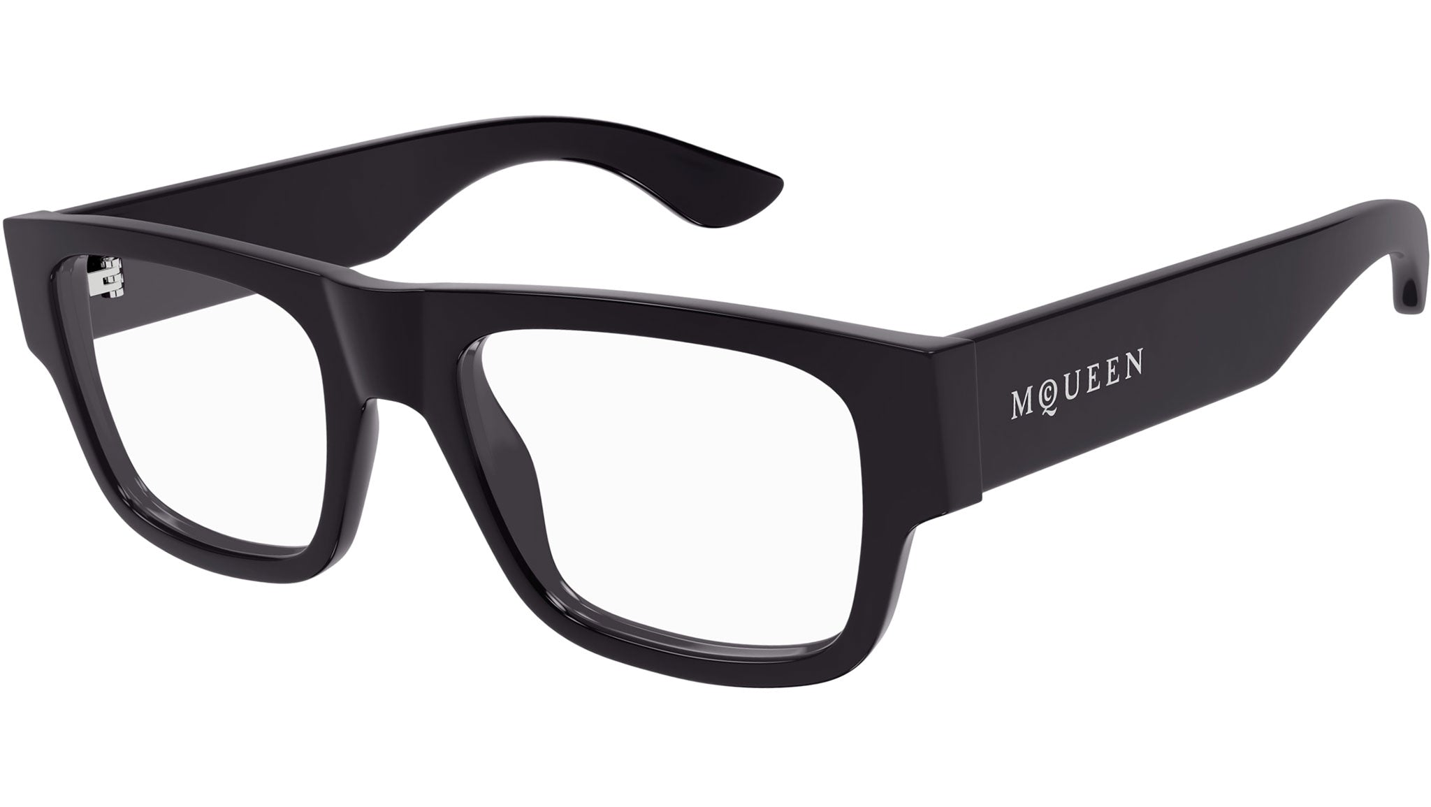 Occhiali da vista ALEXANDER MCQUEEN AM0511O Shiny solid very dark purple