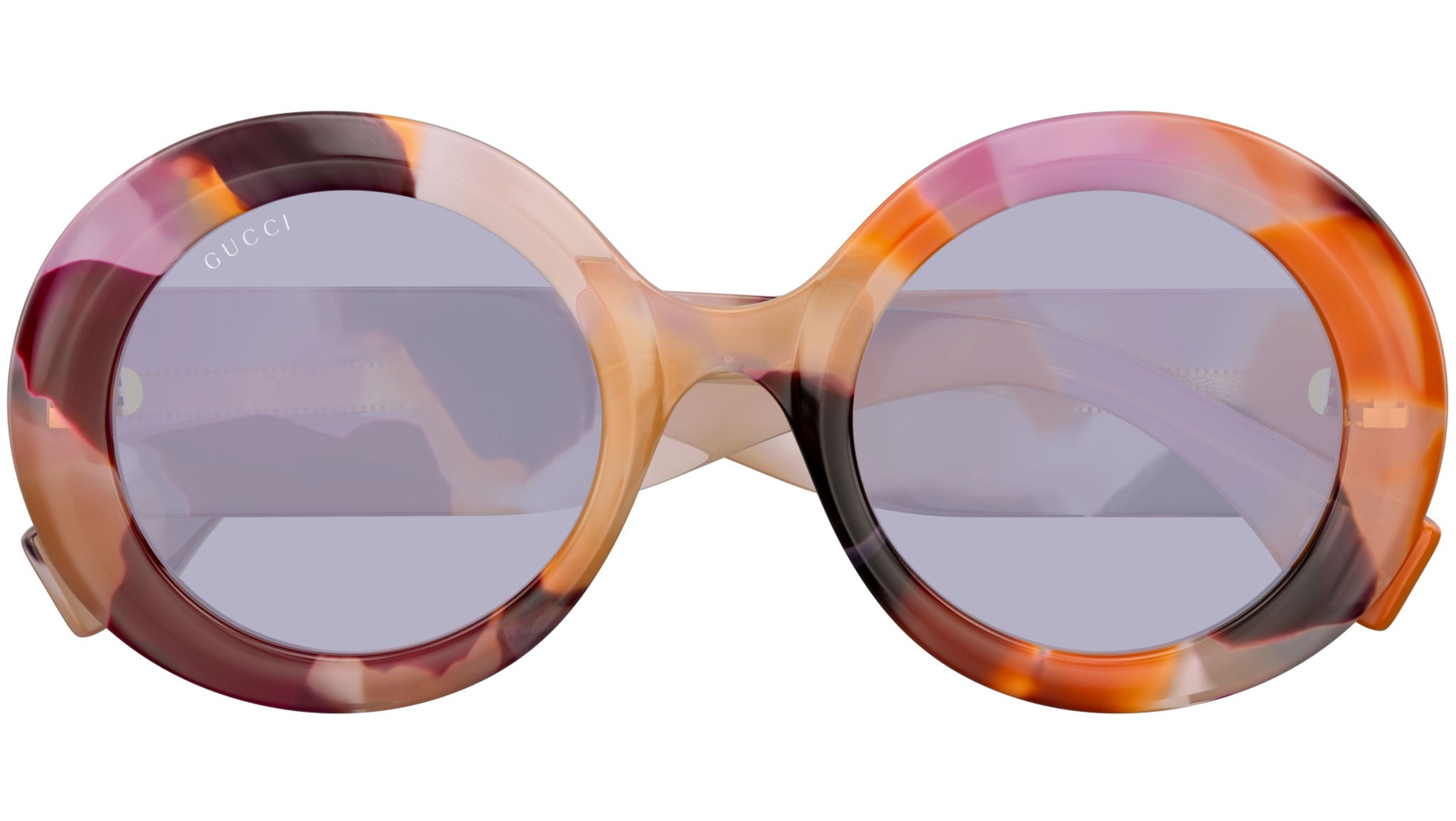 Occhiali da sole GUCCI GG1748S Spotted organic transparent violet and cloudy pink havana