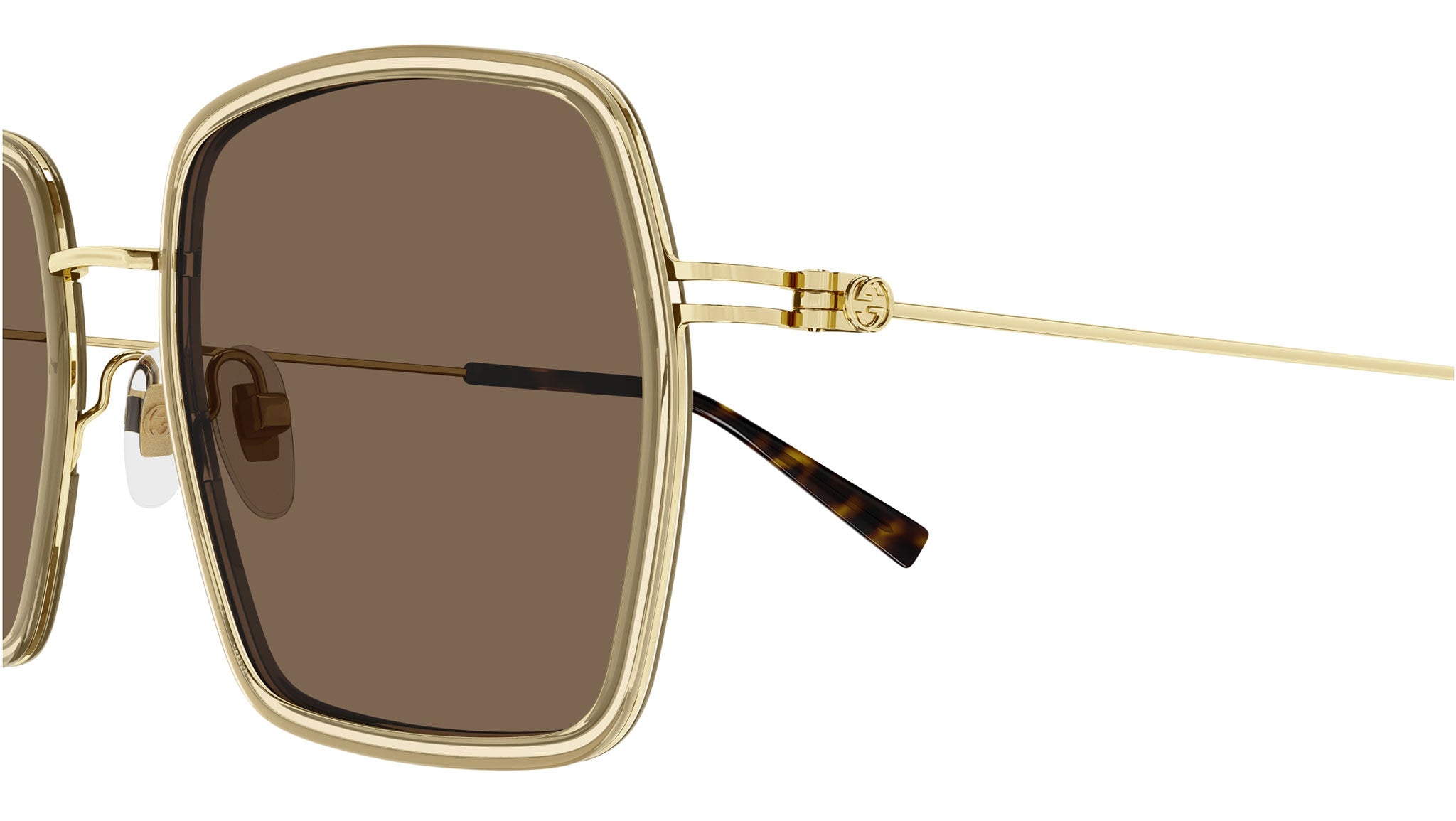 Occhiali da sole GUCCI GG1848S Shiny transparent light beige