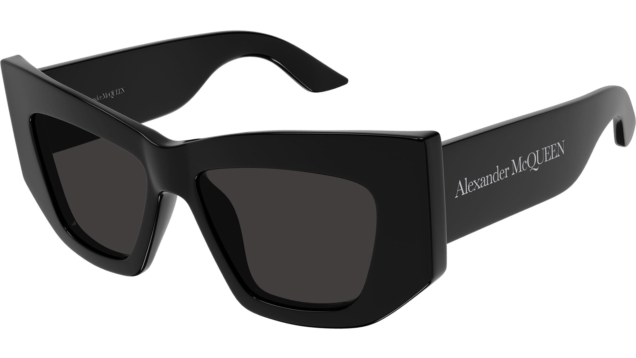 Occhiali da sole ALEXANDER MCQUEEN AM0448S Shiny solid black