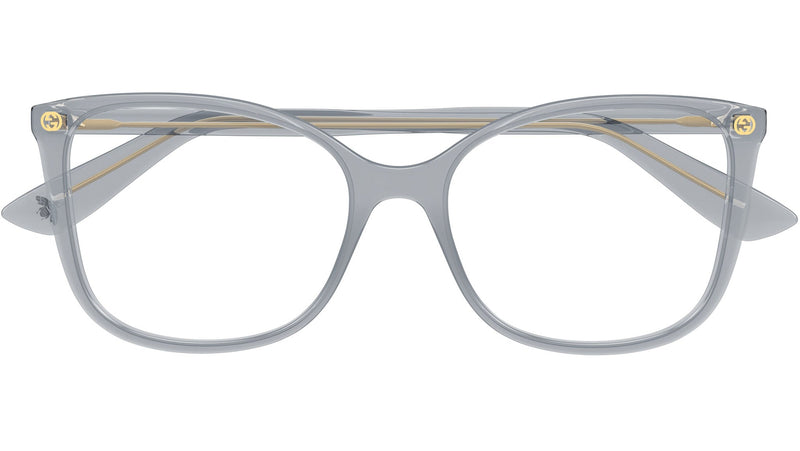 Occhiali da vista GUCCI GG0026O Shiny transparent denim blue