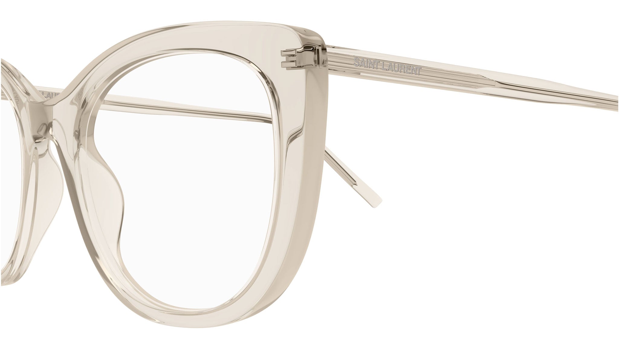 Occhiali da vista SAINT LAURENT SL778 Shiny transparent cream