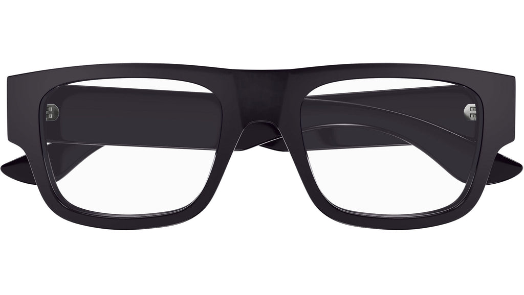 Occhiali da vista ALEXANDER MCQUEEN AM0511O Shiny solid very dark purple