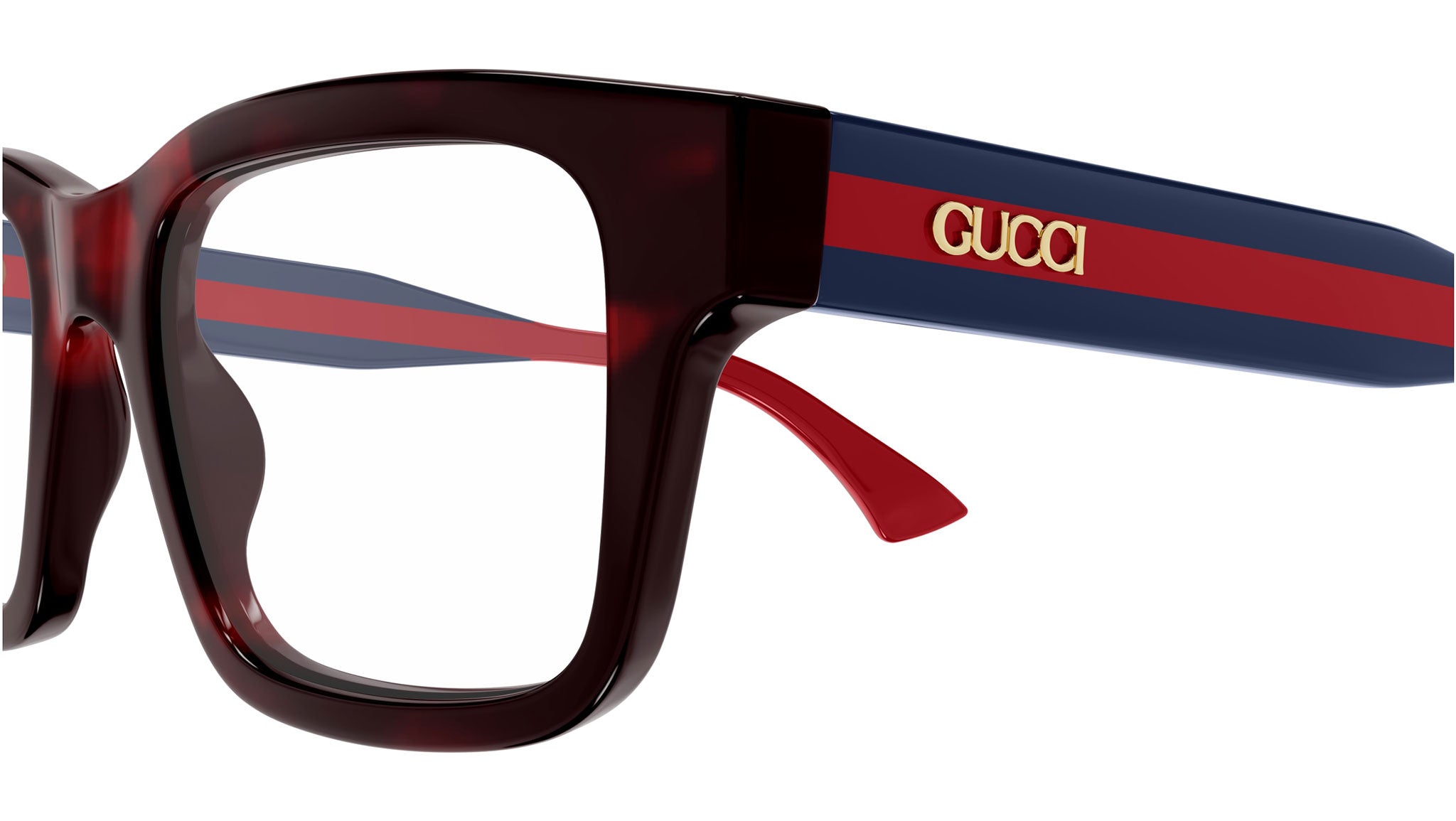 Occhiali da vista GUCCI Shiny melange burgundy classic havana