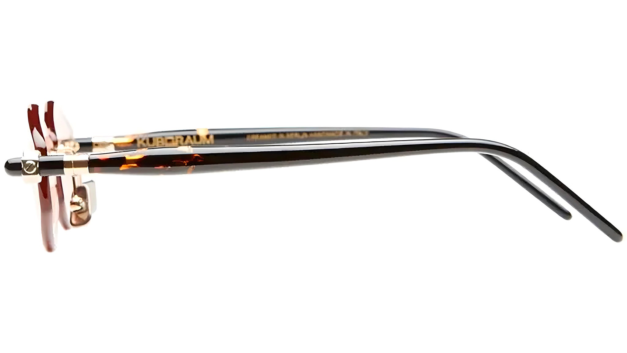 Occhiali da sole KUBORAUM P60 Light gold havana black shine