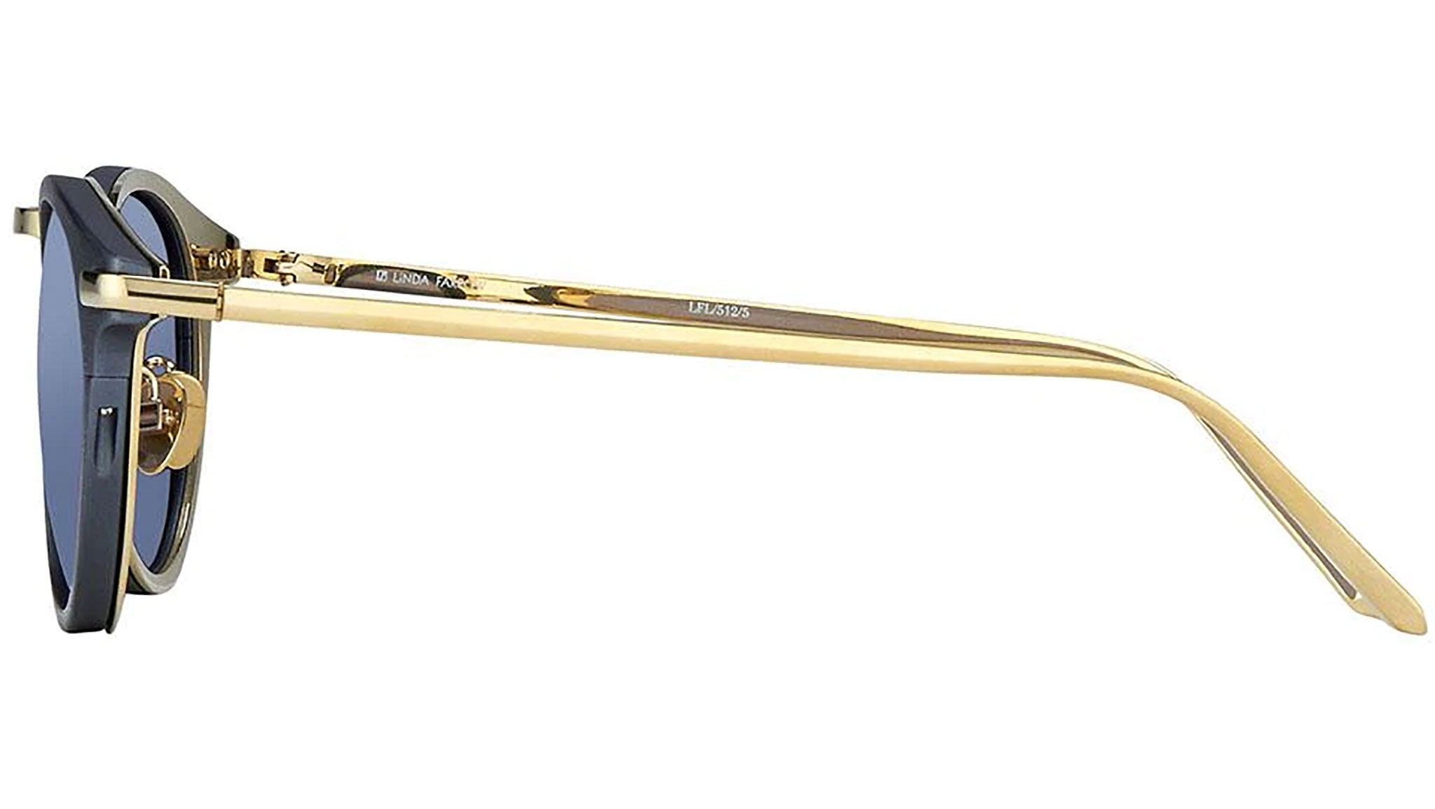 Occhiali LINDA FARROW 512 Blue and light gold