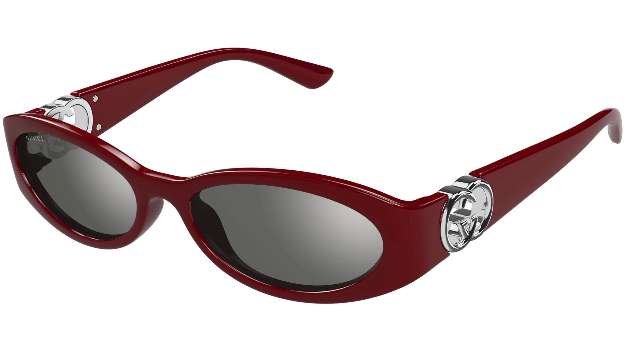 Occhiali da sole GUCCI GG1660S Shiny solid burgundy