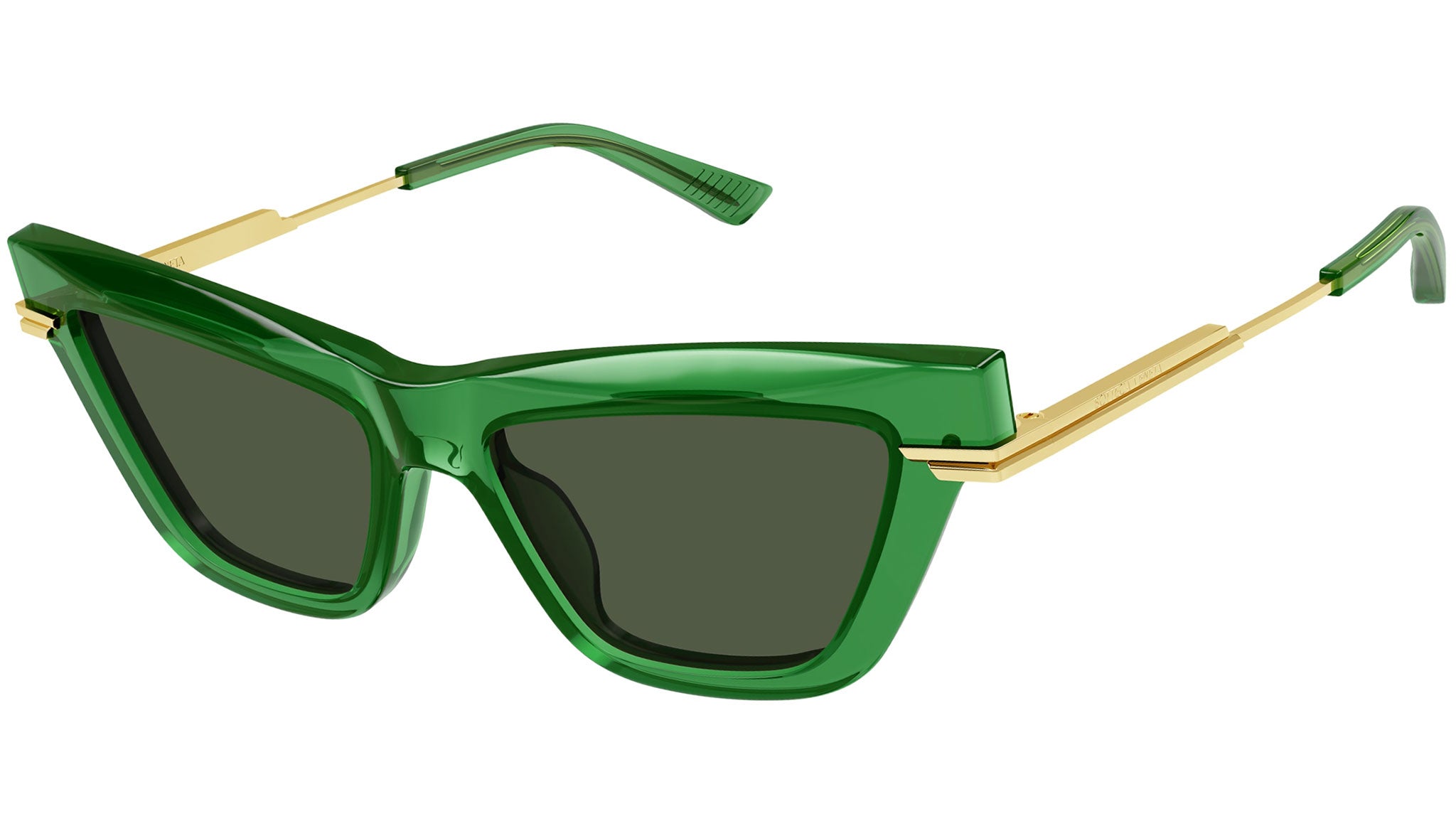 Occhiali da sole BOTTEGA VENETA BV1241S Shiny transparent green