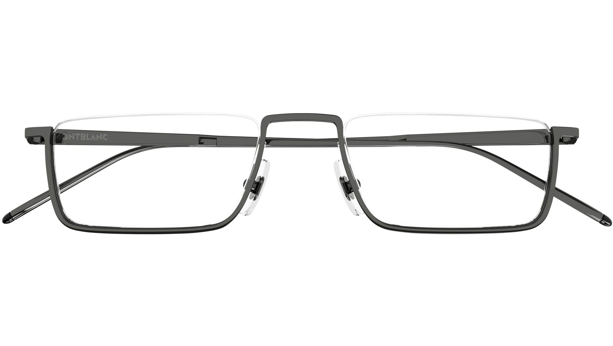 Occhiali da vista MONTBLANC MB0370O Shiny dark ruthenium