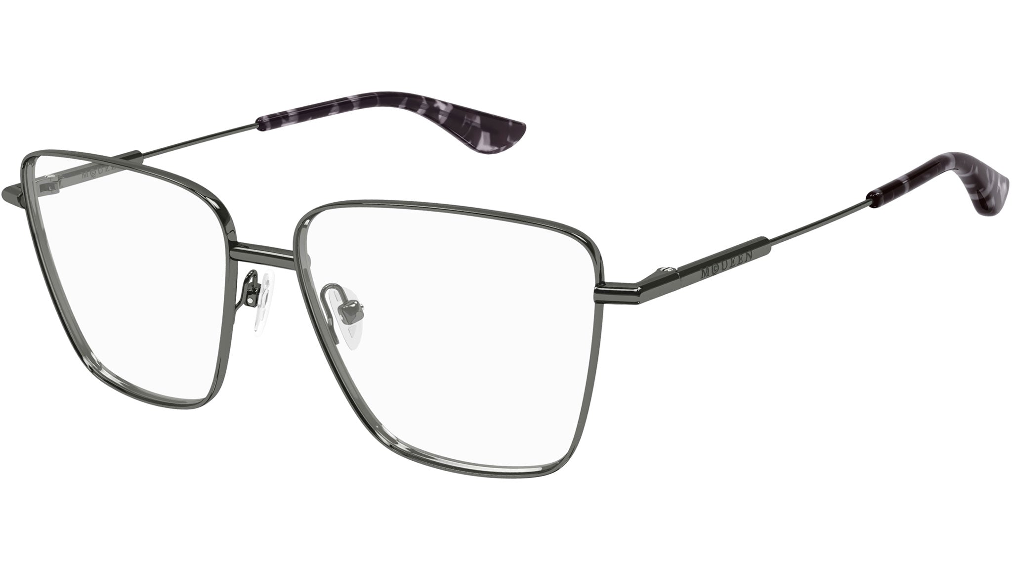Occhiali da vista ALEXANDER MCQUEEN AM0503O Shiny dark ruthenium