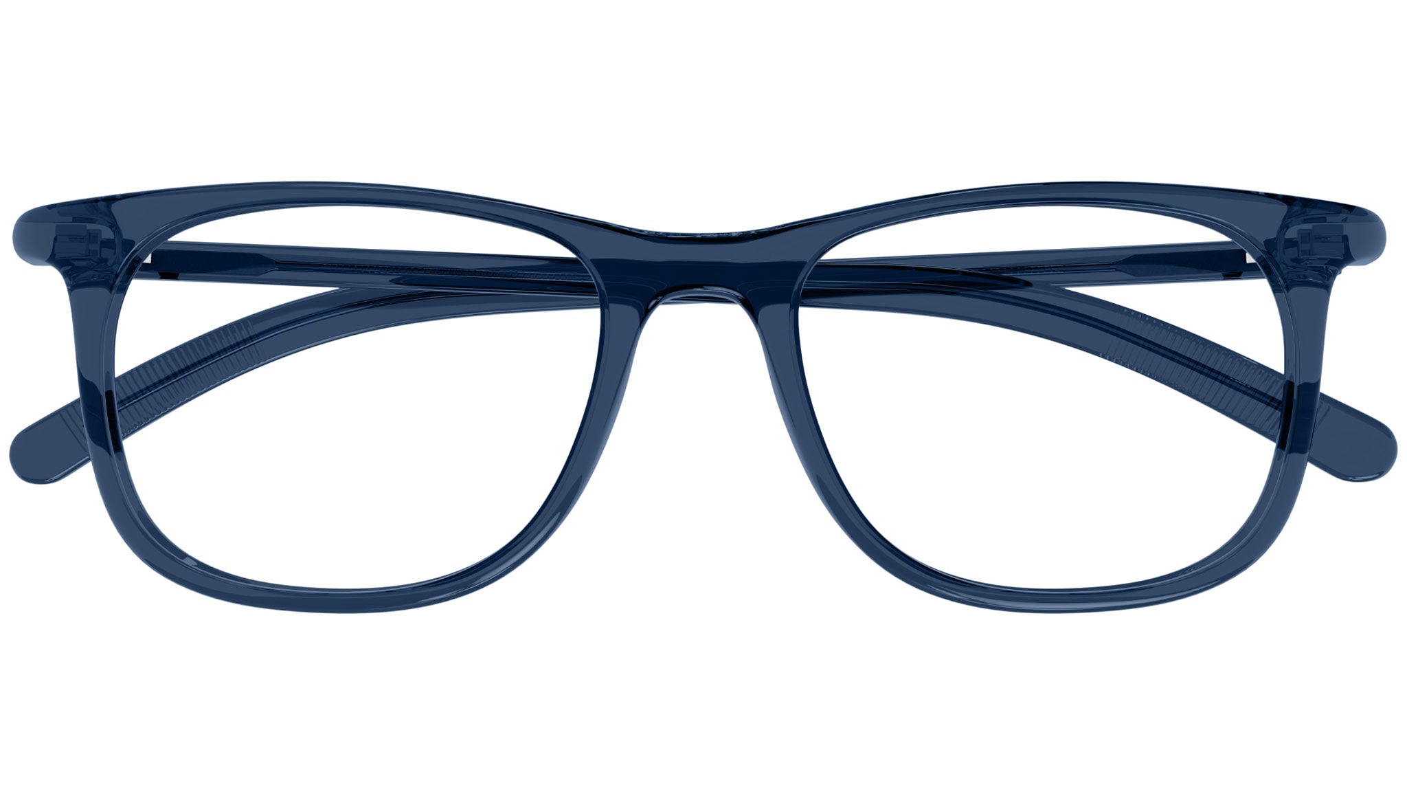 Occhiali da vista MONTBLANC MB0351O Shiny transparent blue