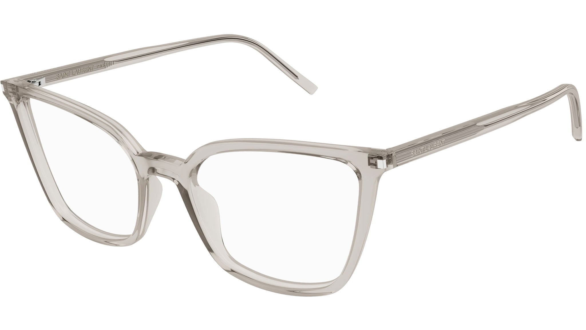 Occhiali da vista SAINT LAURENT SL669 Shiny transparent beige