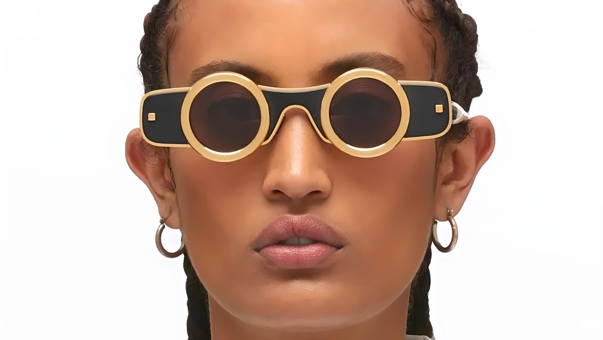 Occhiali da sole KUBORAUM J50 Gold black matte ivory