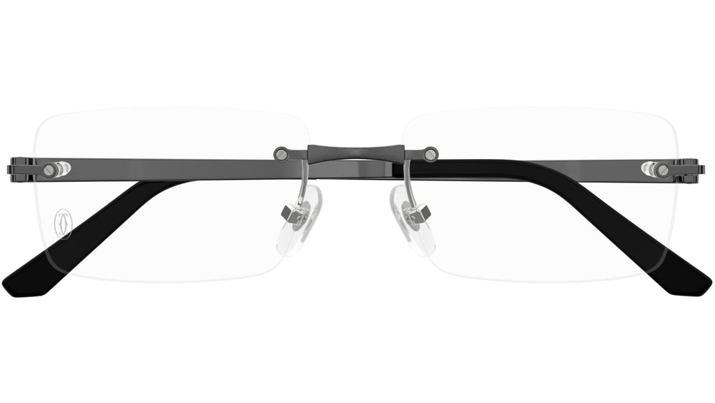 Occhiali da vista CARTIER CT0511O Brushed and smooth dark ruthenium finish