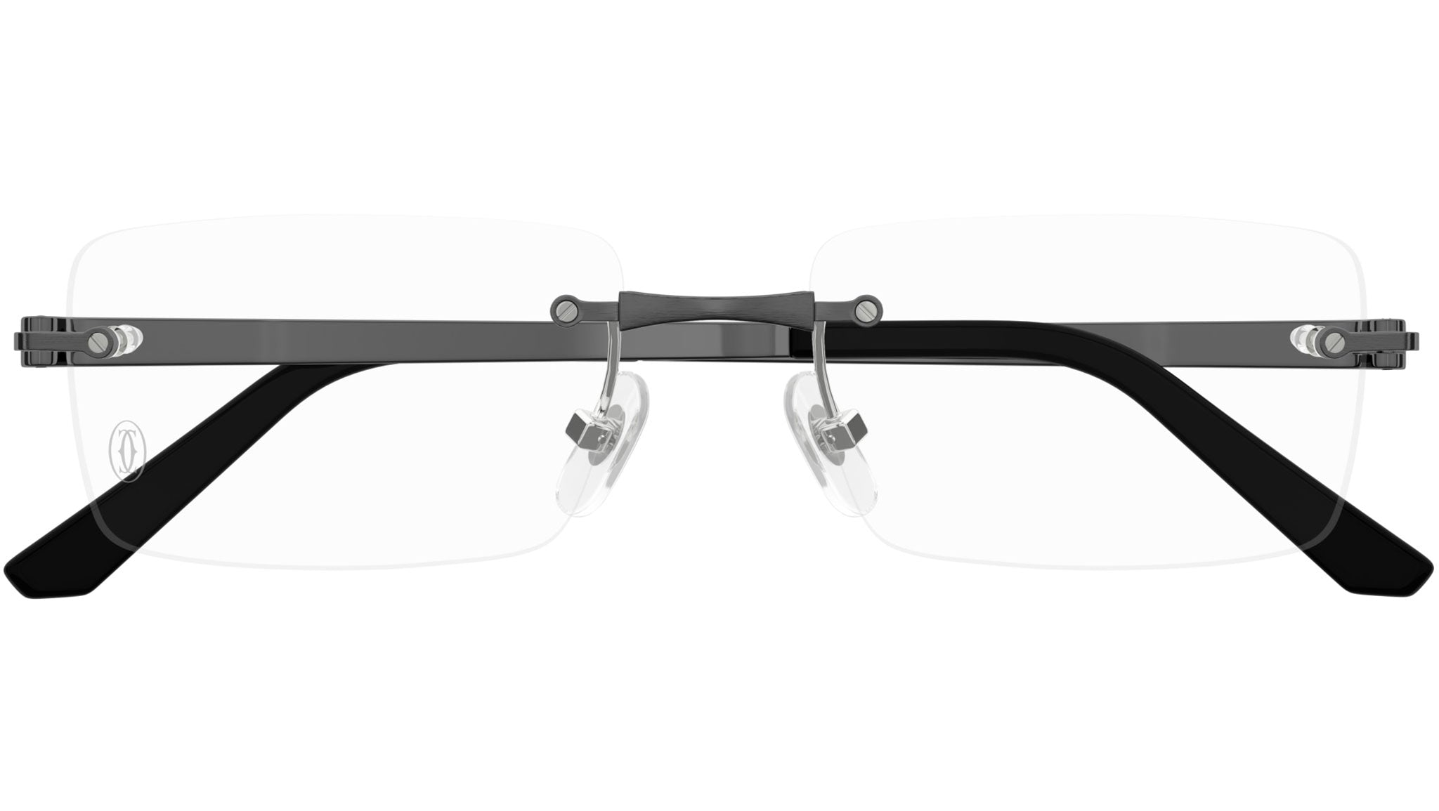 Occhiali da vista CARTIER CT0511O Brushed and smooth dark ruthenium finish