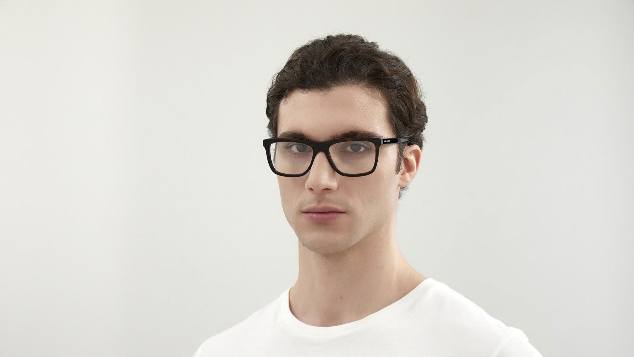 Occhiali da vista SAINT LAURENT SL481 Shiny dark havana
