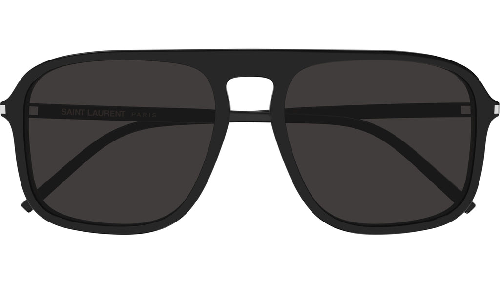 Occhiali da sole SAINT LAURENT SL590 Shiny solid black