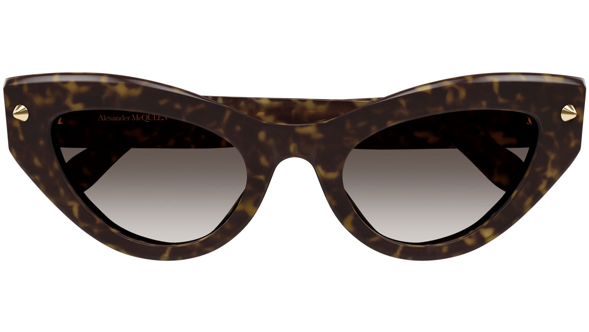 Occhiali da sole ALEXANDER MCQUEEN AM0407S Shiny dark havana