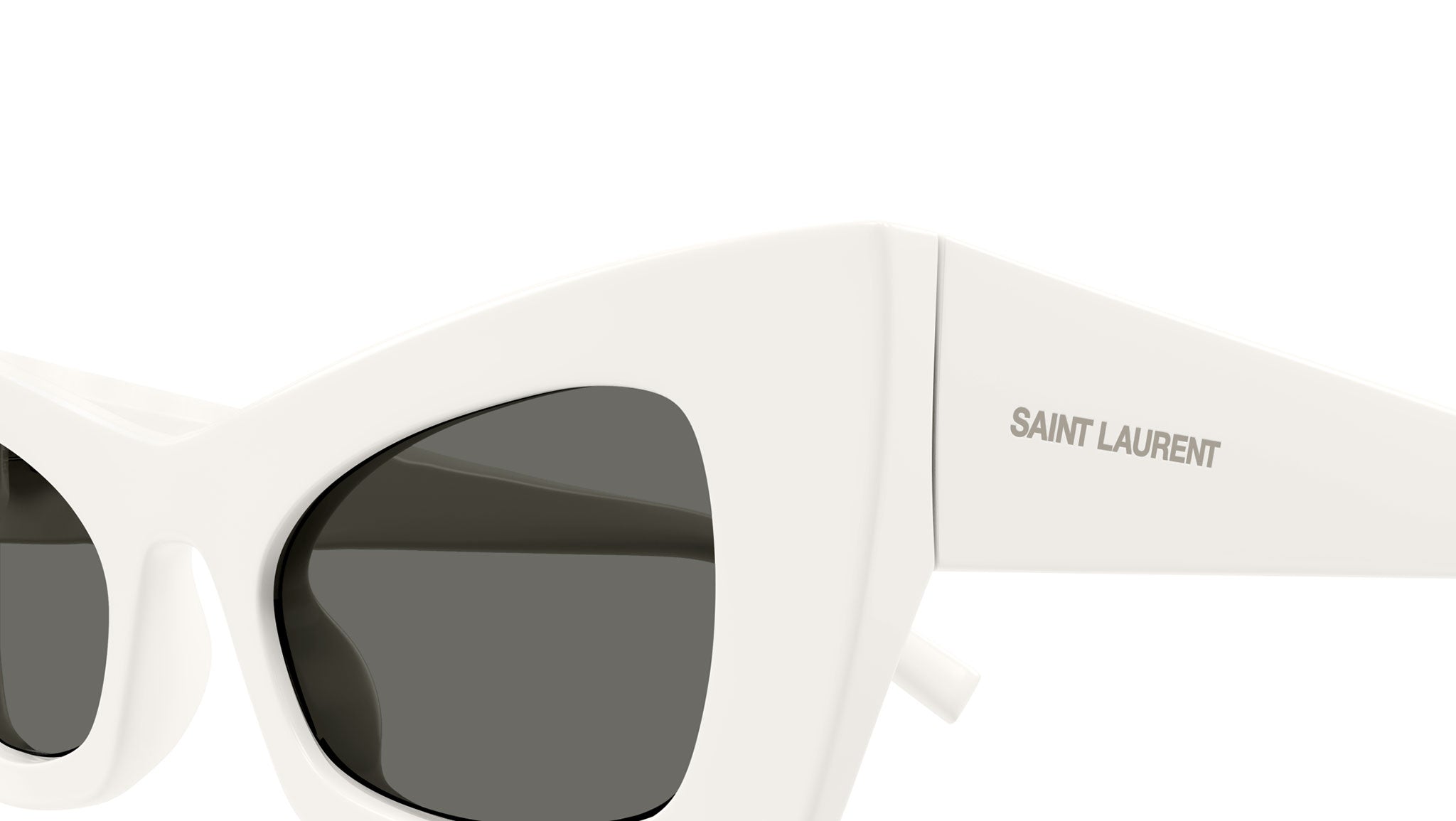 Occhiali da sole SAINT LAURENT SL702 Matte solid ivory