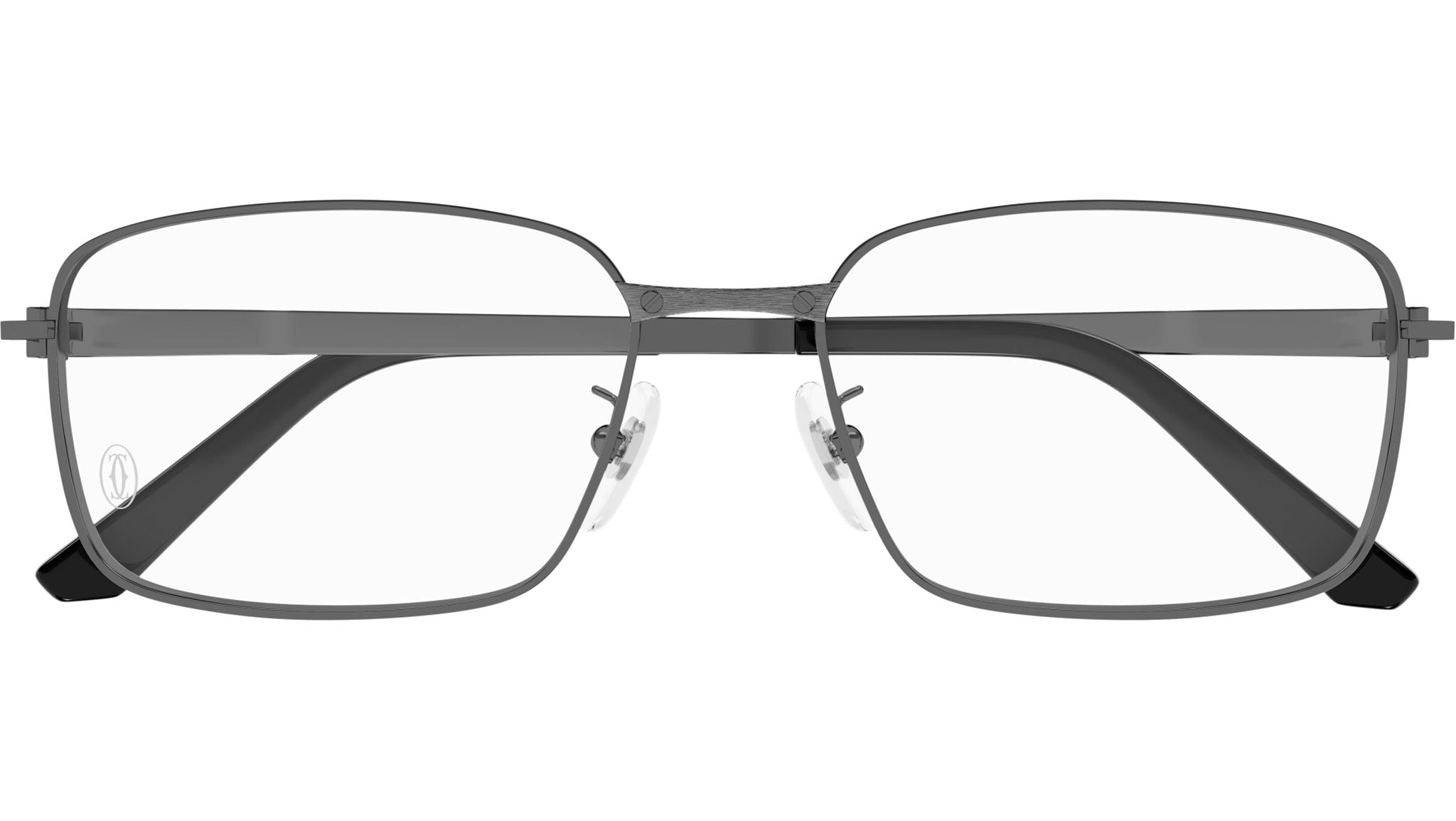 Occhiali da vista CARTIER CT0555OA Smooth and brushed dark ruthenium finish
