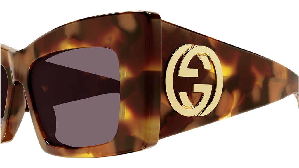Occhiali da sole GUCCI GG1842S Shiny milky classic havana