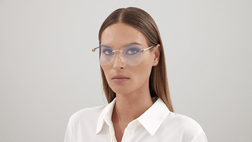Occhiali da vista CARTIER CT0418O Smooth golden finish