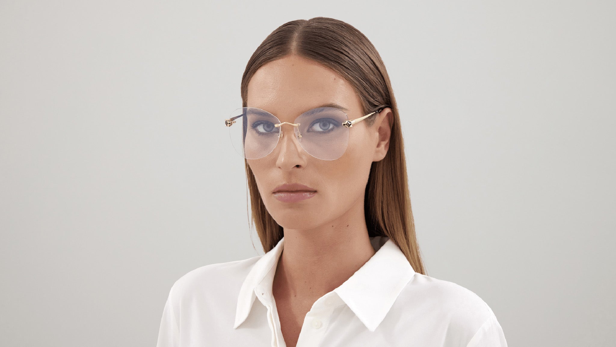 Occhiali da vista CARTIER CT0418O Smooth golden finish