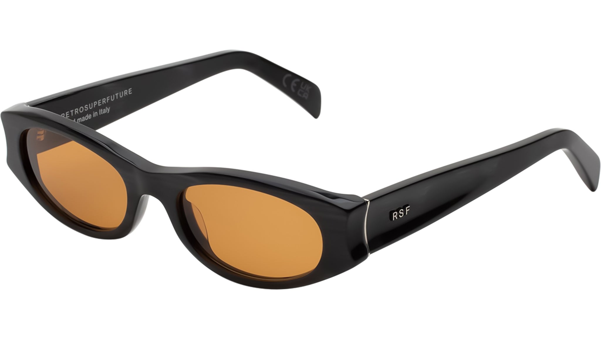 Occhiali RETROSUPERFUTURE Razzo Striped black fiammato