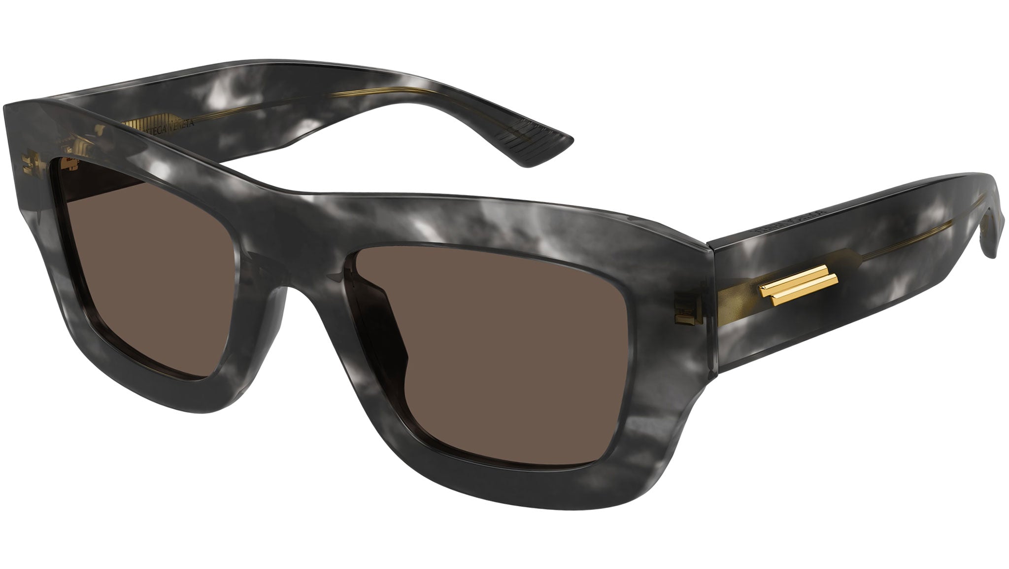 Occhiali da sole BOTTEGA VENETA BV1357S Shiny flamed black havana
