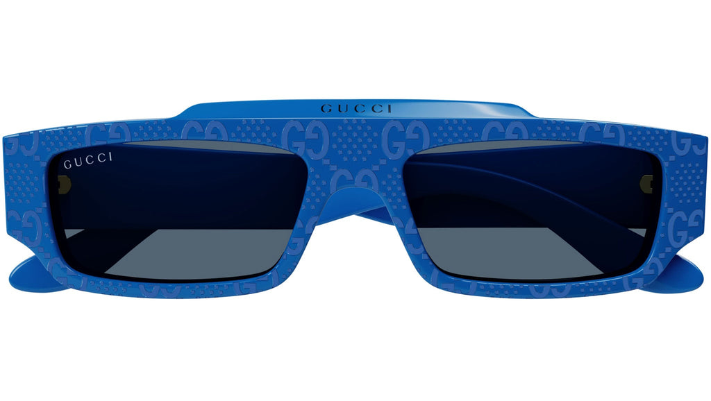 Occhiali da sole GUCCI GG1592S Shiny brilliant blue with guccissima pattern