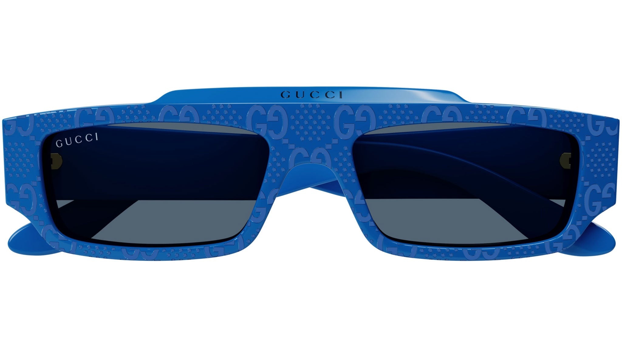 Occhiali da sole GUCCI GG1592S Shiny brilliant blue with guccissima pattern
