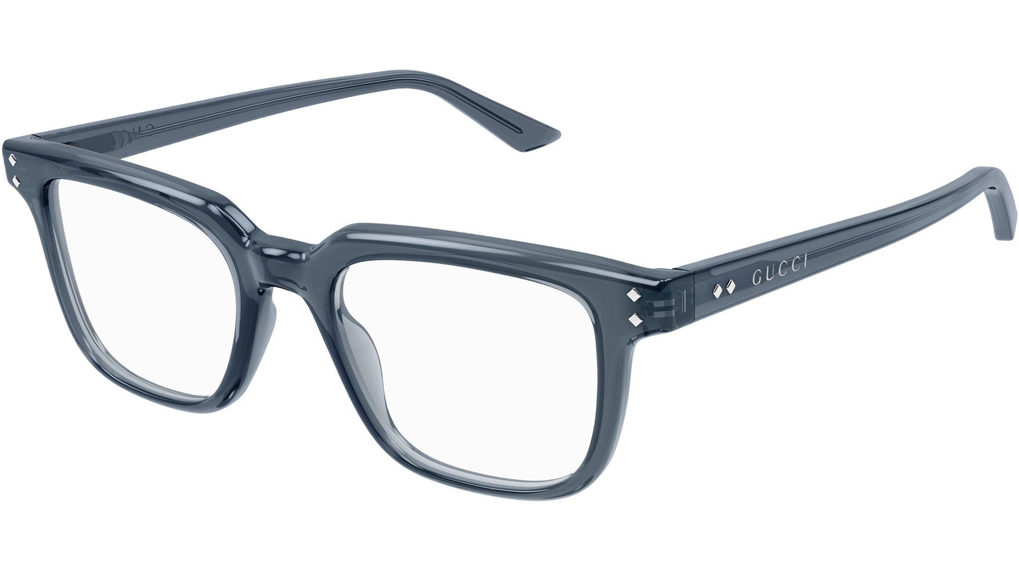 Occhiali da vista GUCCI GG1895O Shiny dark transparent cobalt blue