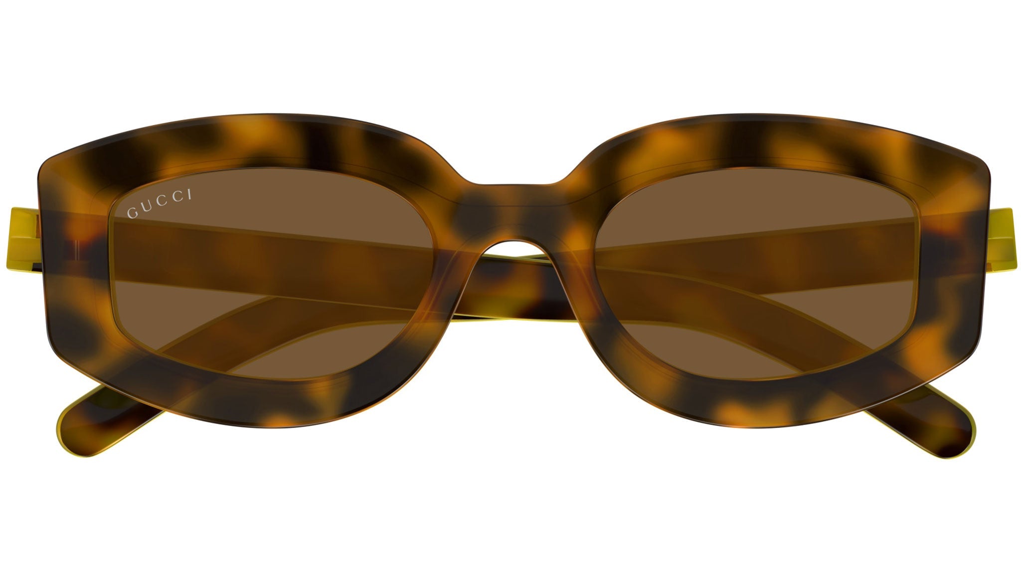 Occhiali da sole GUCCI GG1719S Shiny spotted havana + yellow