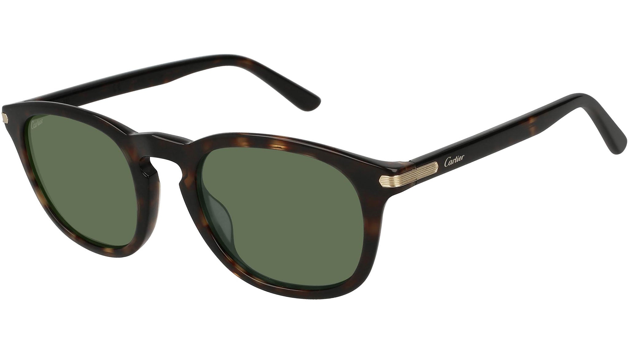 Occhiali da sole CARTIER CT0011S Shiny dark havana