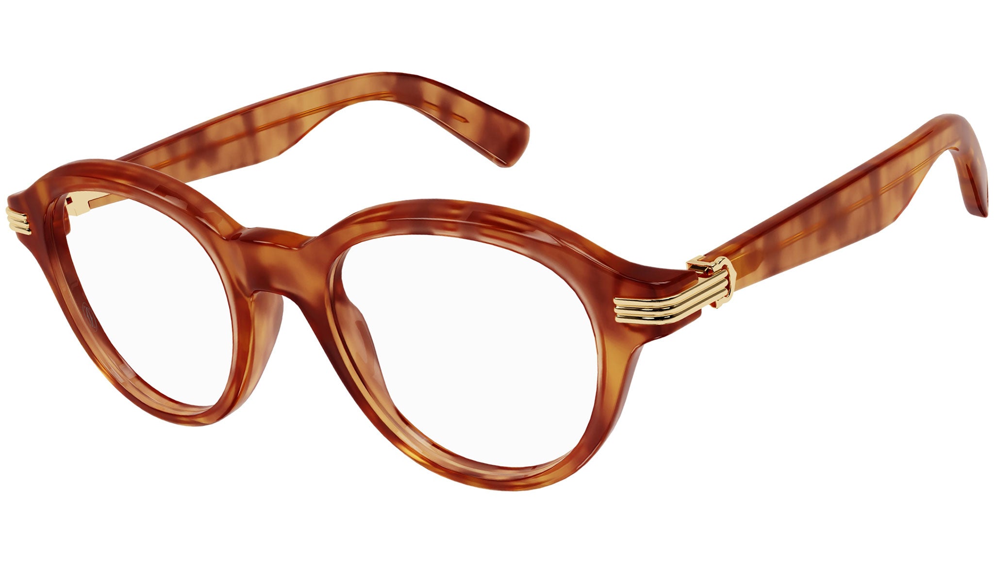 Occhiali da vista CARTIER CT0419O Light tortoiseshell effect