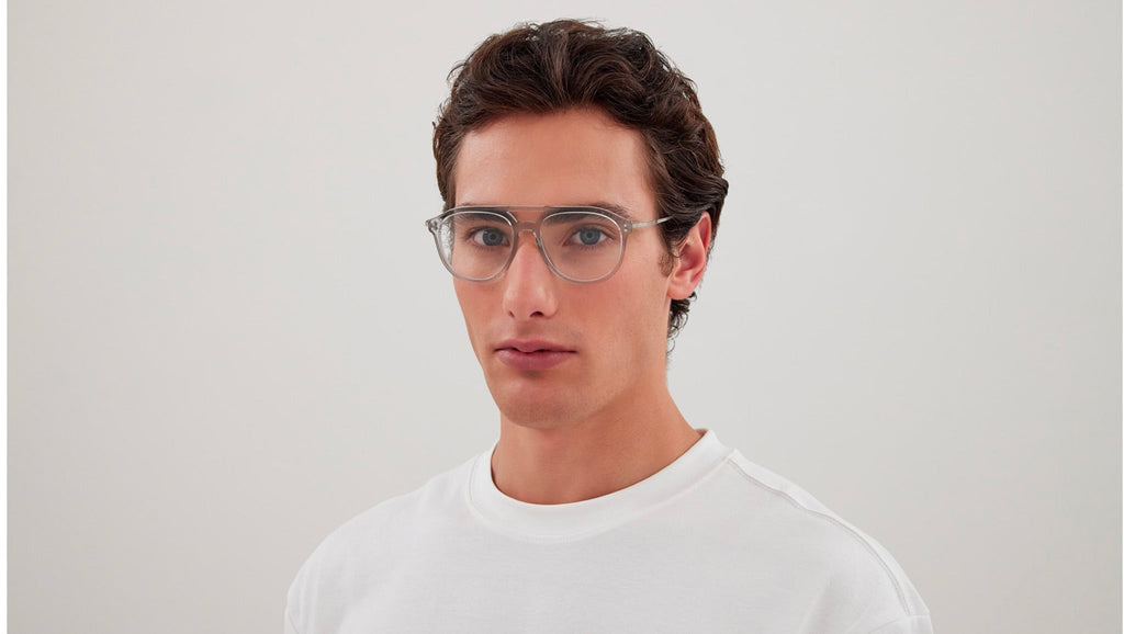 Occhiali da vista GUCCI GG1708O Shiny transparent cloudy grey