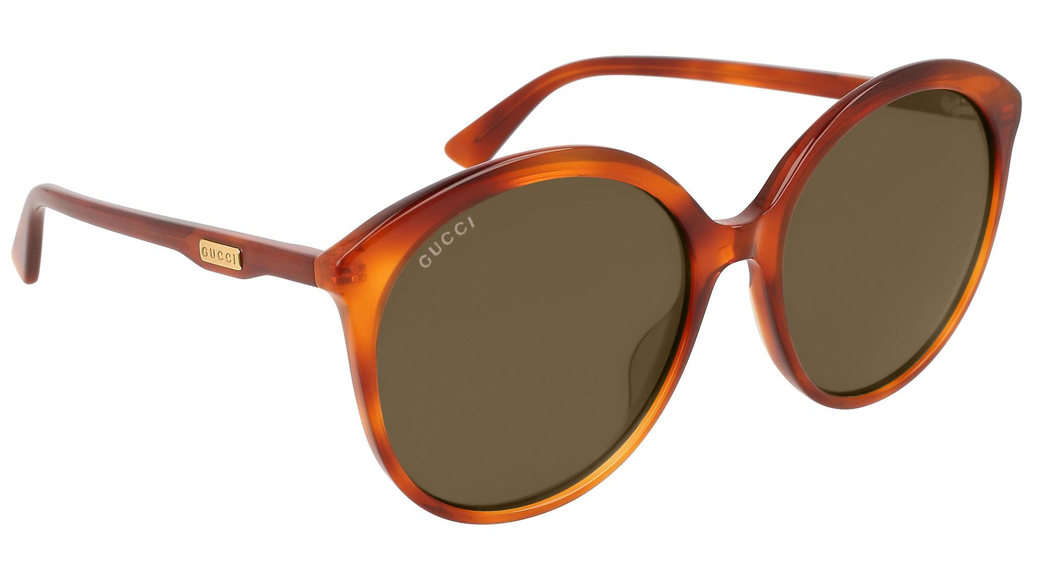 Occhiali da sole GUCCI GG0257S Shiny light havana