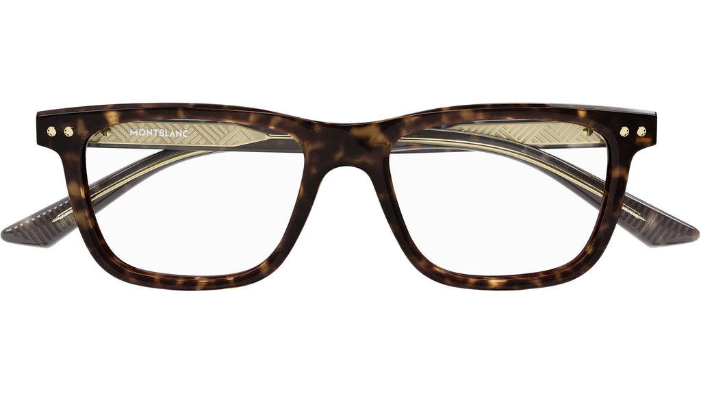 Occhiali da vista MONTBLANC MB0322O Shiny dark havana