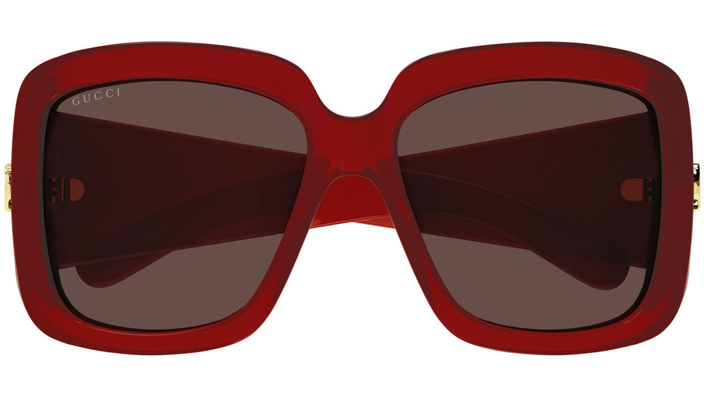 Occhiali da sole GUCCI GG1402S Shiny transparent burgundy
