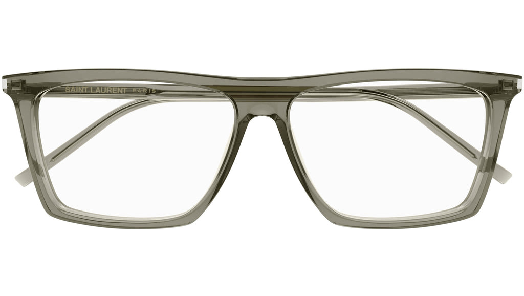 Occhiali da vista SAINT LAURENT Shiny transparent taupe