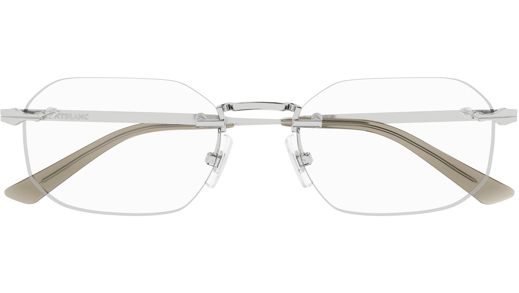 Occhiali da vista MONTBLANC MB0307O Shiny silver