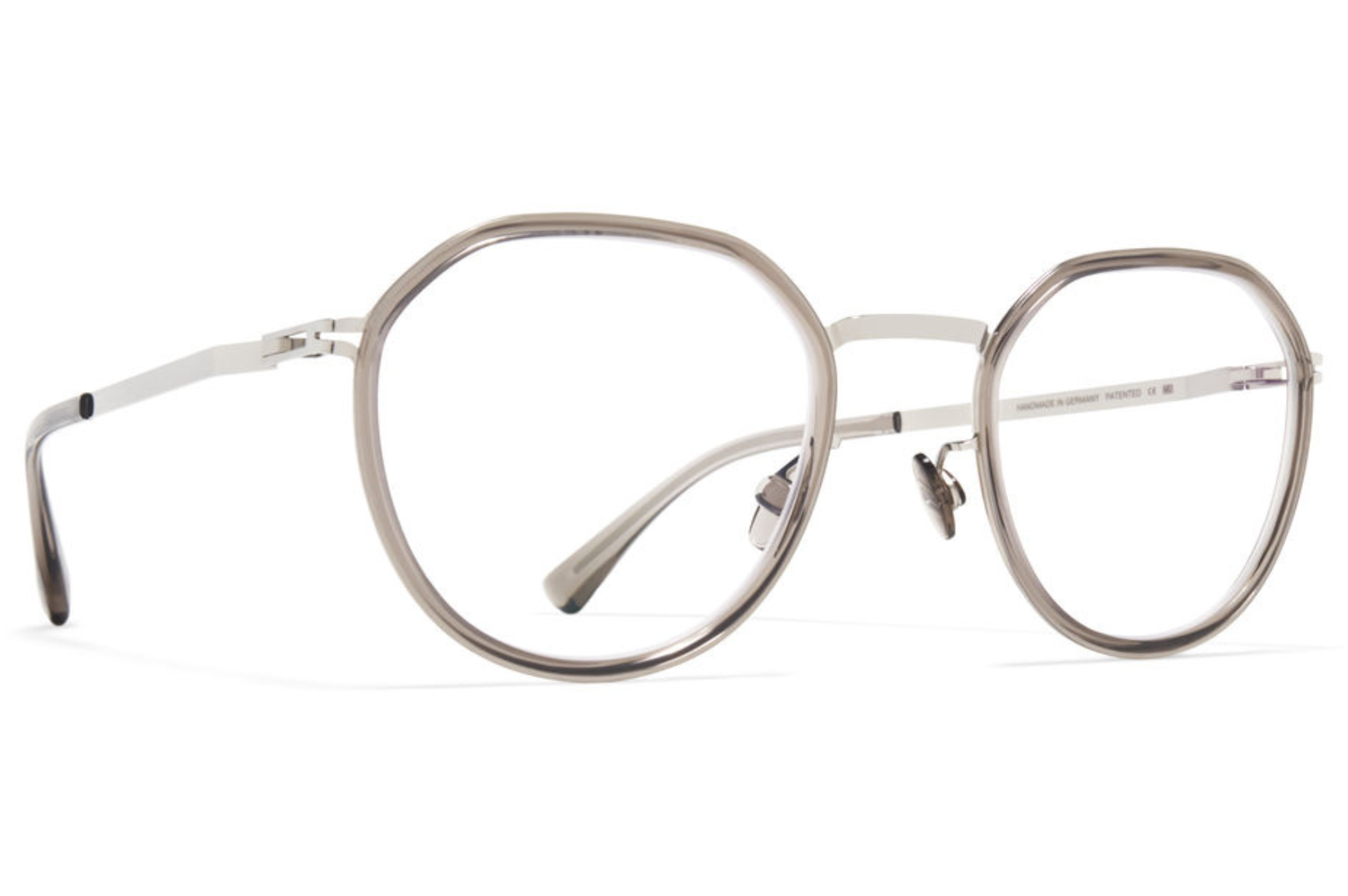 Occhiali da vista MYKITA JUSTUS A74-Shiny Silver Clear Ash