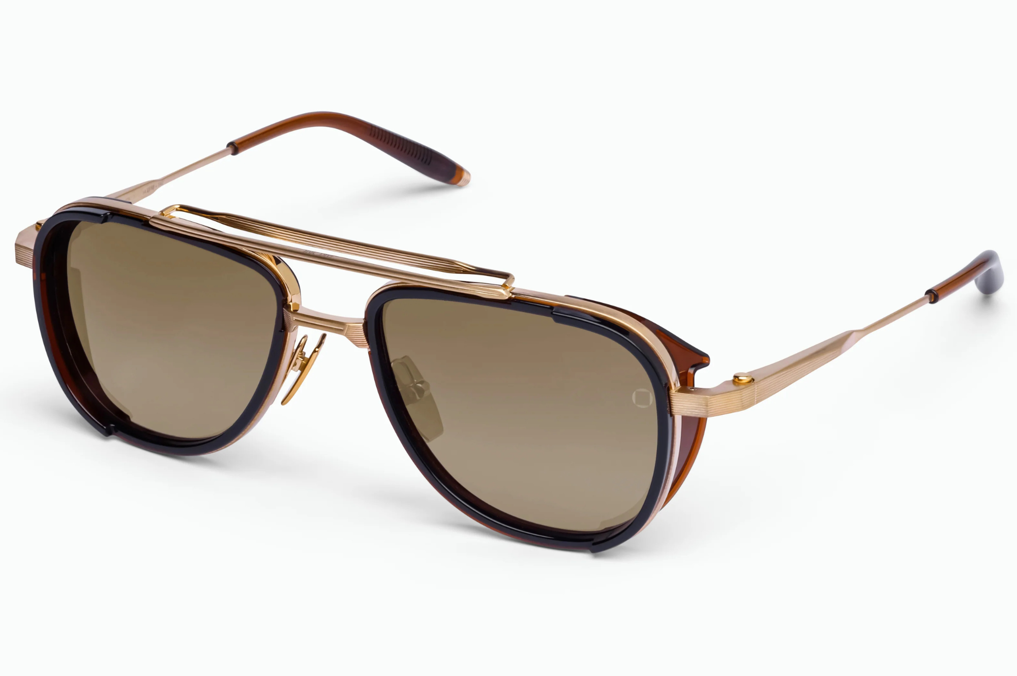 Occhiali da sole AKONI SPITZER Brushed Gold