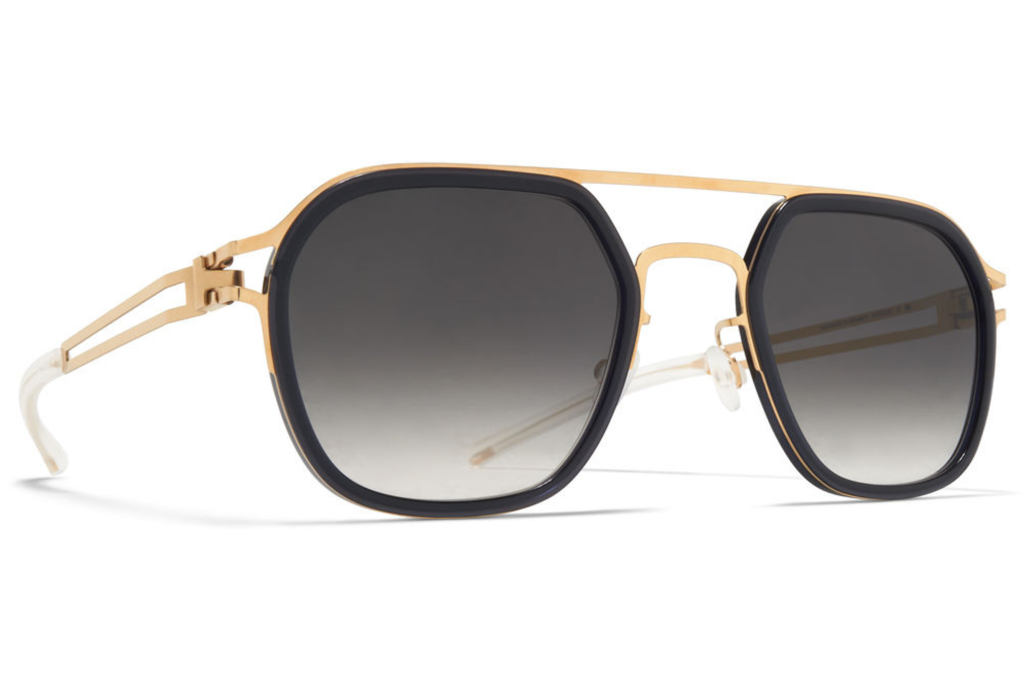Occhiali da sole MYKITA LEELAND A76-Glossy Gold Milky Indigo