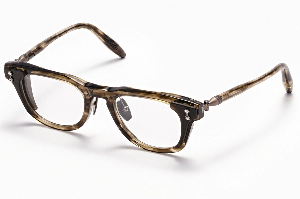 Occhiali da vista AKONI ORION UNIVERSAL Green Tortoise Swirl